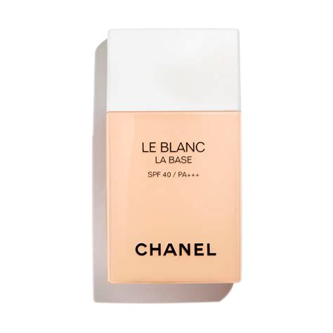 chanel le blanc brightening makeup base price|chanel la base makeup.